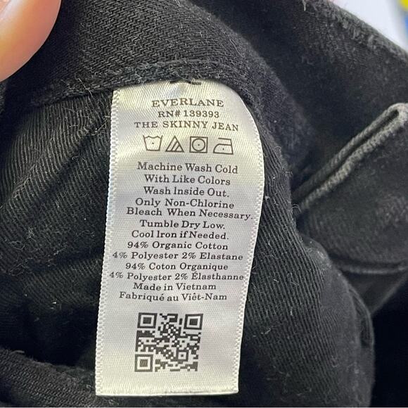 Everlane Uniform, Black The Skinny Jean. Size 31x30. In excellent condition! - Picture 2 of 5